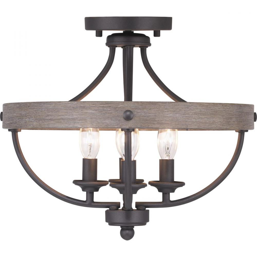 Gulliver Collection Four-Light 14-1/4" Semi-Flush Convertible