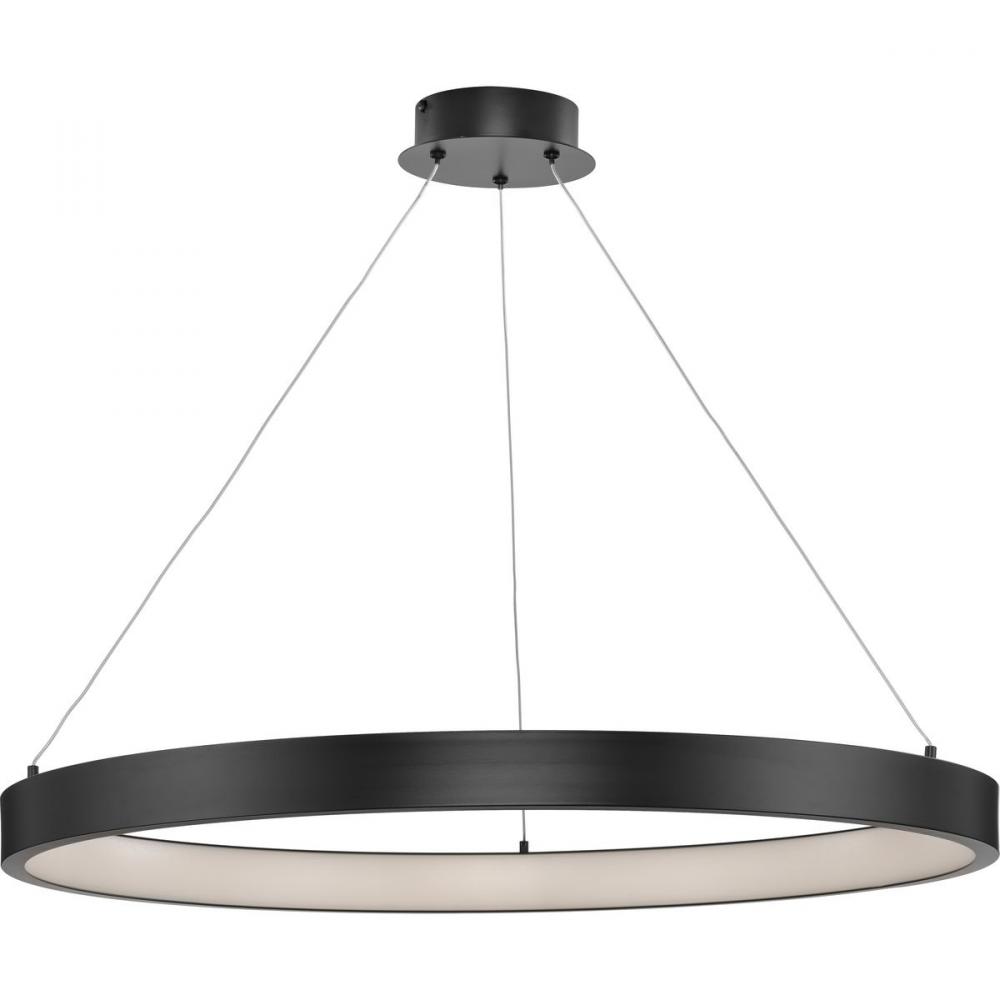Inverse LED Collection Modern Matte Black Pendant