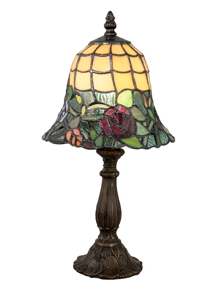 Walcott Rose Tiffany Accent Lamp