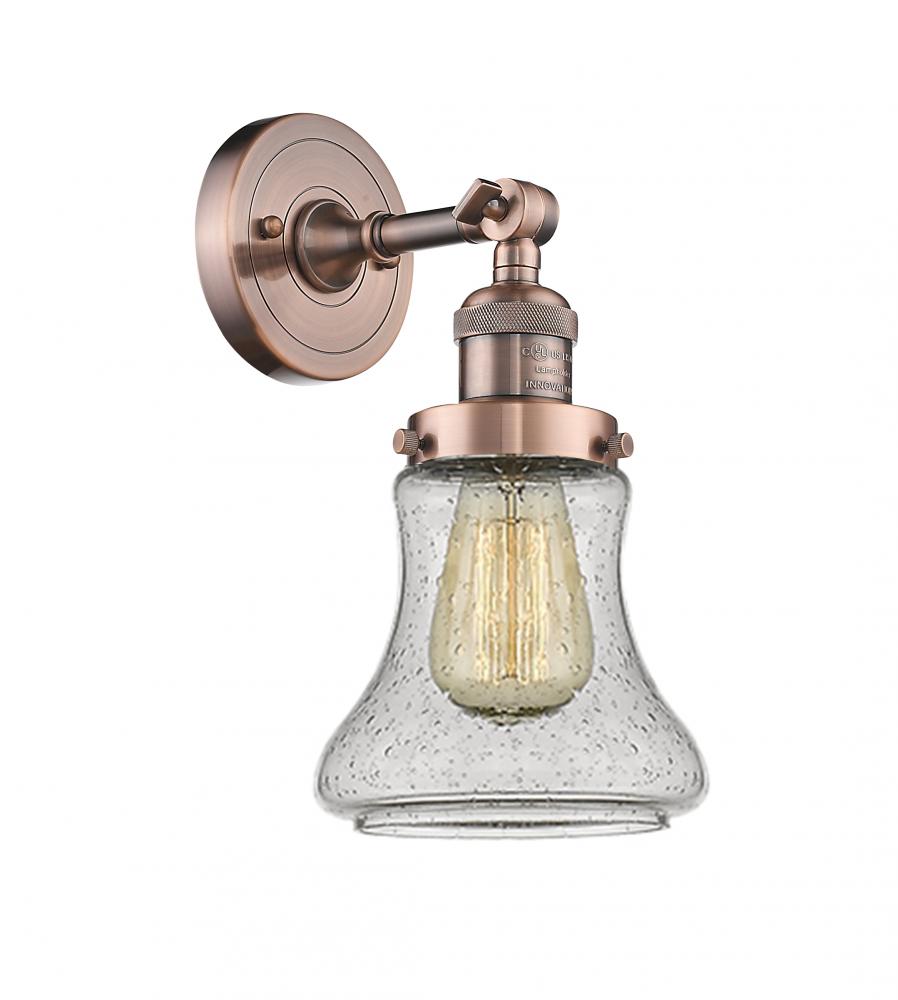 Bellmont - 1 Light - 7 inch - Antique Copper - Adjustable Sconce