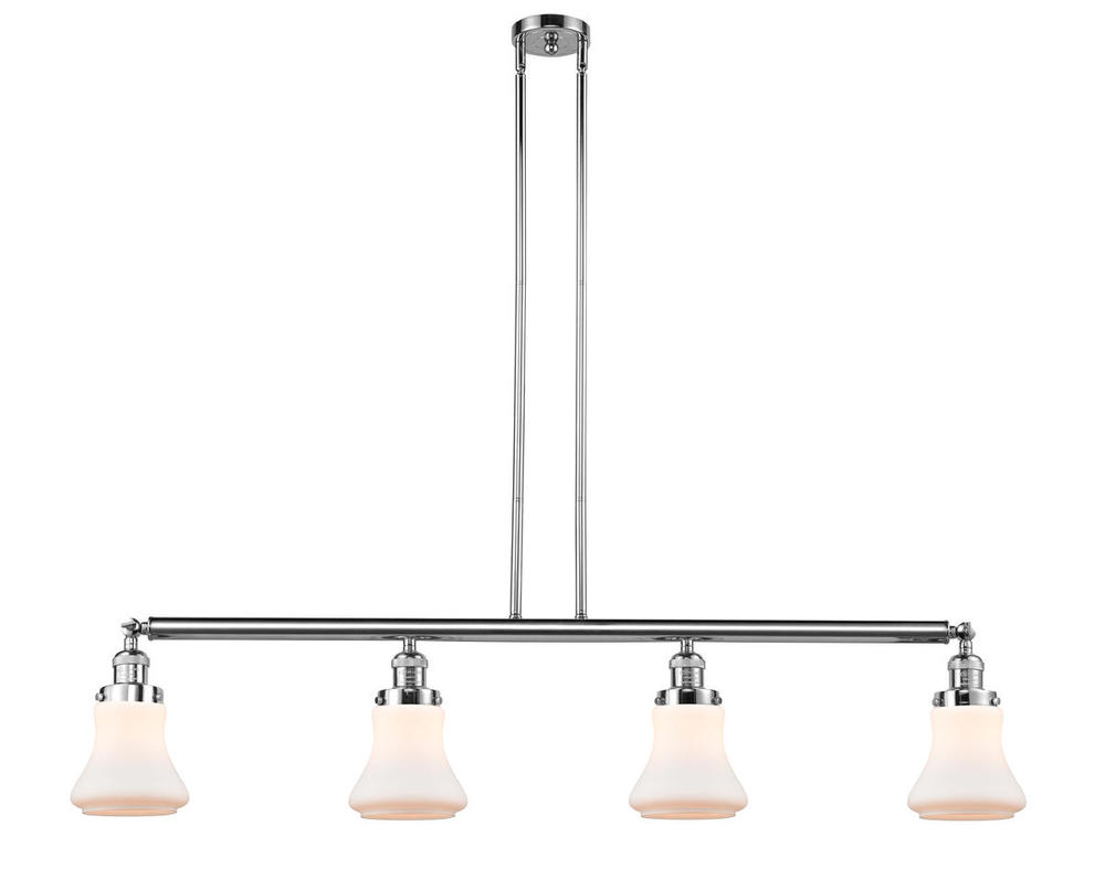 Bellmont - 4 Light - 51 inch - Polished Chrome - Stem Hung - Adjustable Island Light