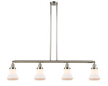 Innovations Lighting 214-PN-G191 - Bellmont - 4 Light - 51 inch - Polished Nickel - Stem Hung - Adjustable Island Light