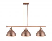 Innovations Lighting 916-3I-AC-MFD-10-AC - Derby - 3 Light - 36 inch - Antique Copper - Stem Hung - Island Light