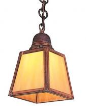 Arroyo Craftsman AH-1TCR-BZ - a-line shade pendant with t-bar overlay