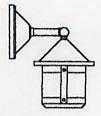 Arroyo Craftsman BB-6SWTN-VP - 6" berkeley short body wall mount - wet rated