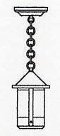 Arroyo Craftsman BH-6TN-RC - 6" berkeley pendant