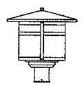 Arroyo Craftsman BP-14F-BK - 14" berkeley post mount