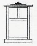 Arroyo Craftsman MC-10ERM-P - 10" mission column mount without overlay (empty)