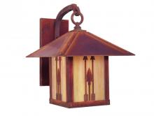 Arroyo Craftsman TRB-12ARCS-BK - 12" timber ridge wall bracket with arrow filigree
