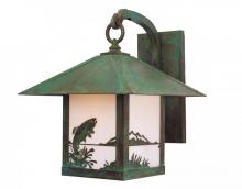 Arroyo Craftsman TRB-12TRAM-RC - 12" timber ridge wall bracket with trout filigree