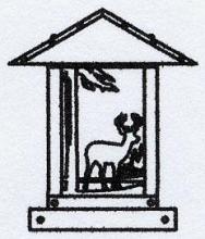 Arroyo Craftsman TRC-9DROF-RB - 9" timber ridge column mount with deer filigree
