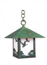 Arroyo Craftsman TRH-12GSOF-S - 12" Timber Ridge Pendant With Goose Filigree