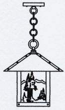 Arroyo Craftsman TRH-12MNCR-P - 12" timber ridge pendant with mountain filigree