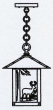 Arroyo Craftsman TRH-9DRAM-RB - 9" timber ridge pendant with deer filigree
