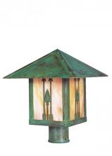 Arroyo Craftsman TRP-12ARTN-S - 12" timber ridge post mount with arrow filigree