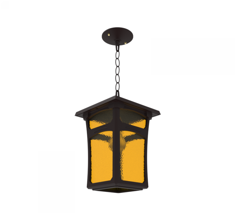 Lincoln - Ceiling mount with chain open bottom medium format - 20450