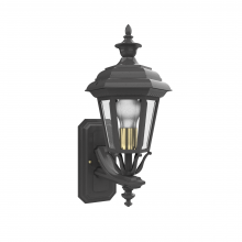 SNOC 11412-CB10 - Jamestown - Wall mount up with small finial - 11412