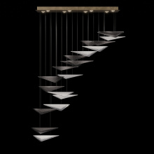 Fine Art Handcrafted Lighting 100116-55 - Volo 60.5"W Rectangular Pendant