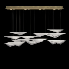 Fine Art Handcrafted Lighting 100117-54 - Volo 58"W Rectangular Pendant