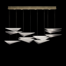 Fine Art Handcrafted Lighting 100118-51 - Volo 58"W Rectangular Pendant